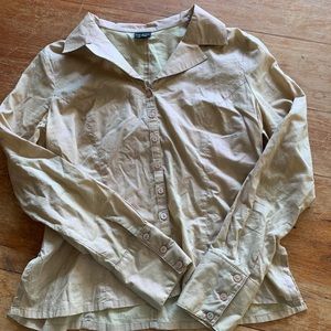 Shimmering button down